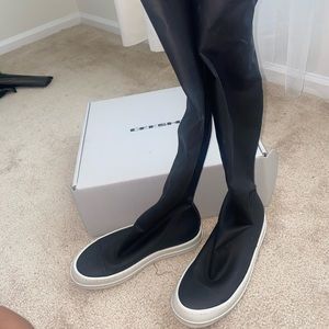 Rick Owns DRKSHDW Over the knee sneaker boot